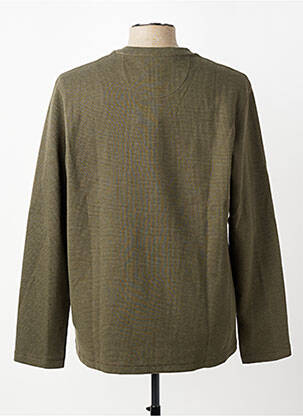 Pulover guler rotund mâneci lungi verde CAMEL ACTIVE bărbat