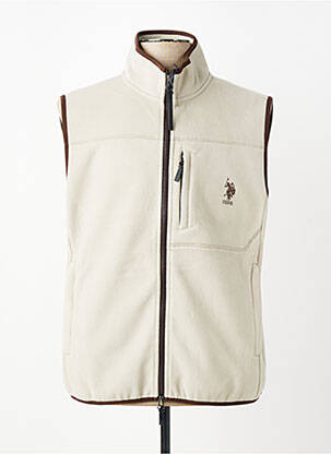 Jachete casual croială dreaptă bej U.S. POLO ASSN bărbat