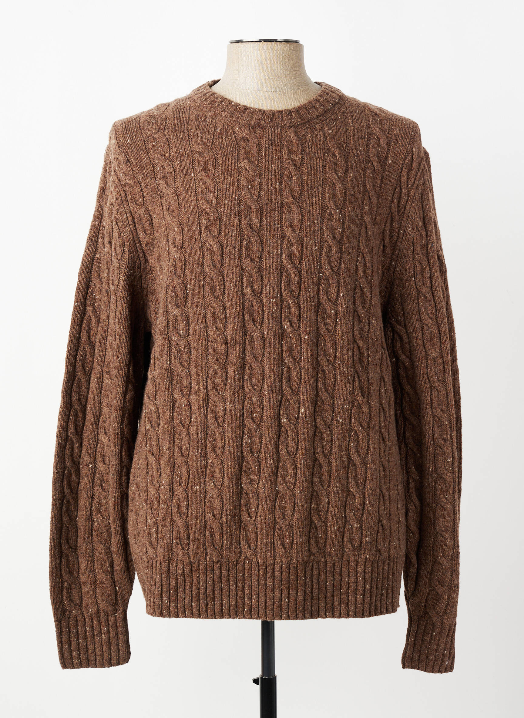 Pulover guler rotund mâneci lungi maro CAMEL ACTIVE bărbat