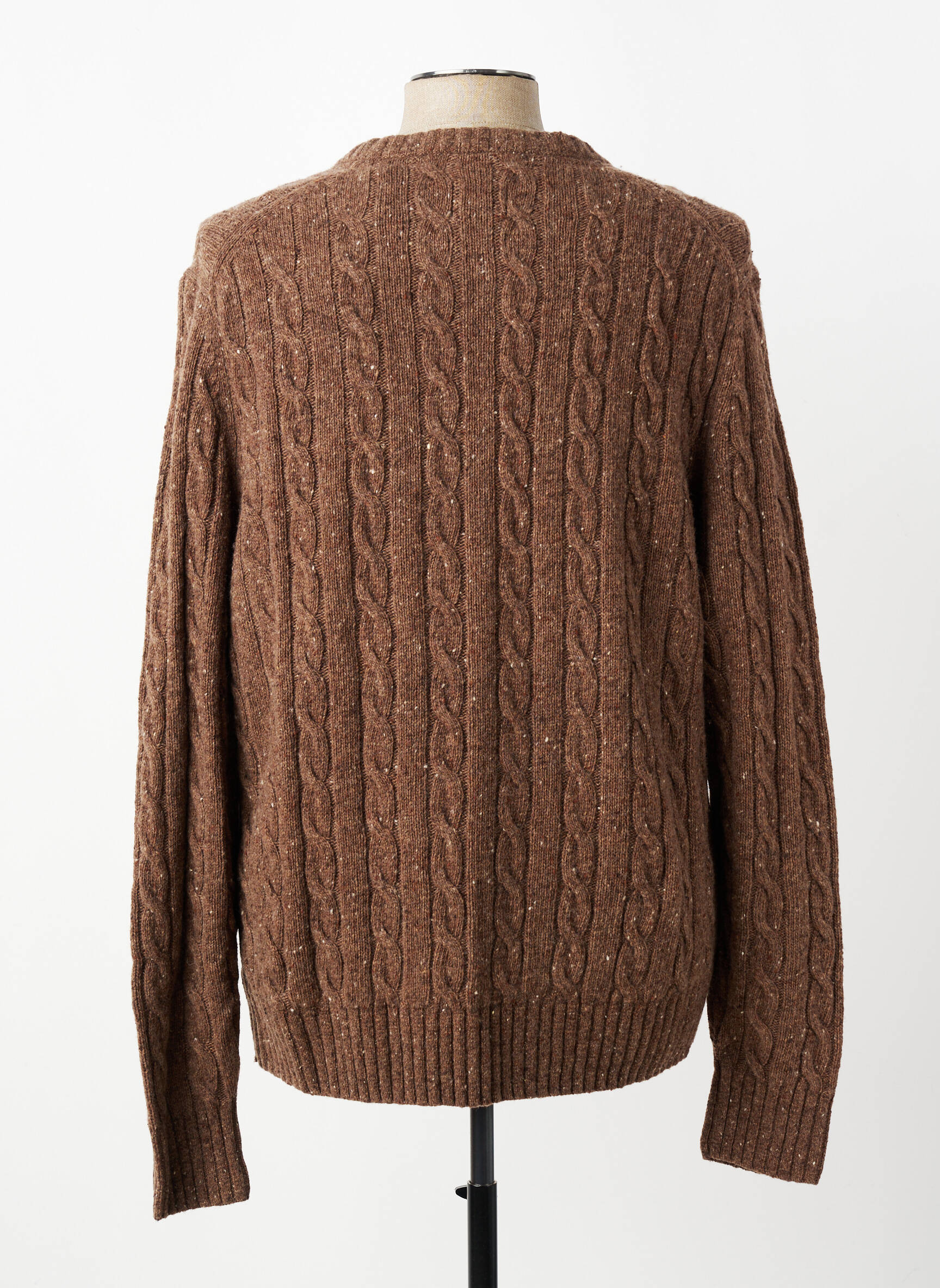 Pulover guler rotund mâneci lungi maro CAMEL ACTIVE bărbat