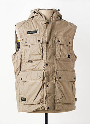 Parka finisaj interior dublat cu glugă bej CAMEL ACTIVE bărbat