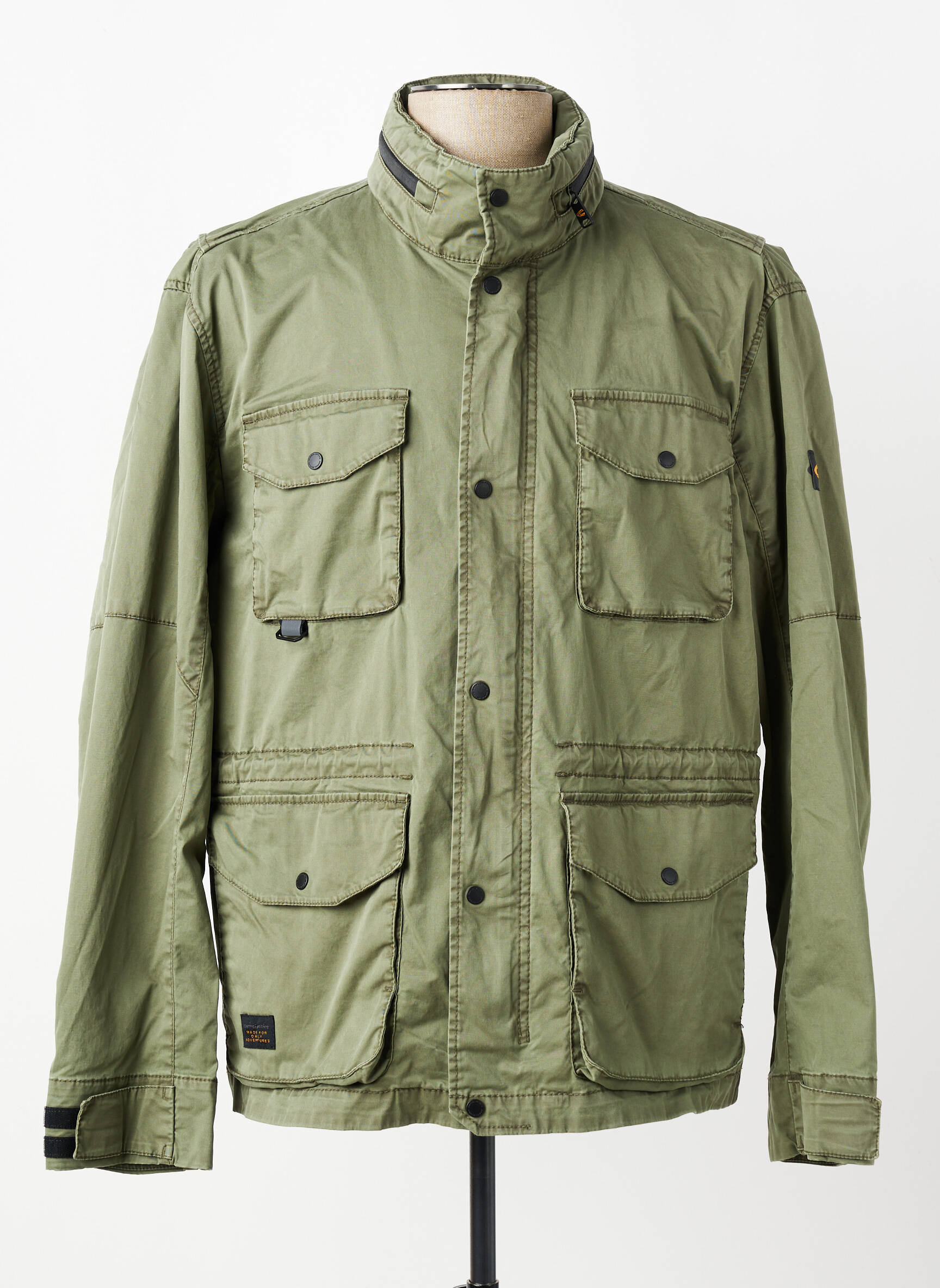 Parka mâneci lungi fără glugă verde CAMEL ACTIVE bărbat