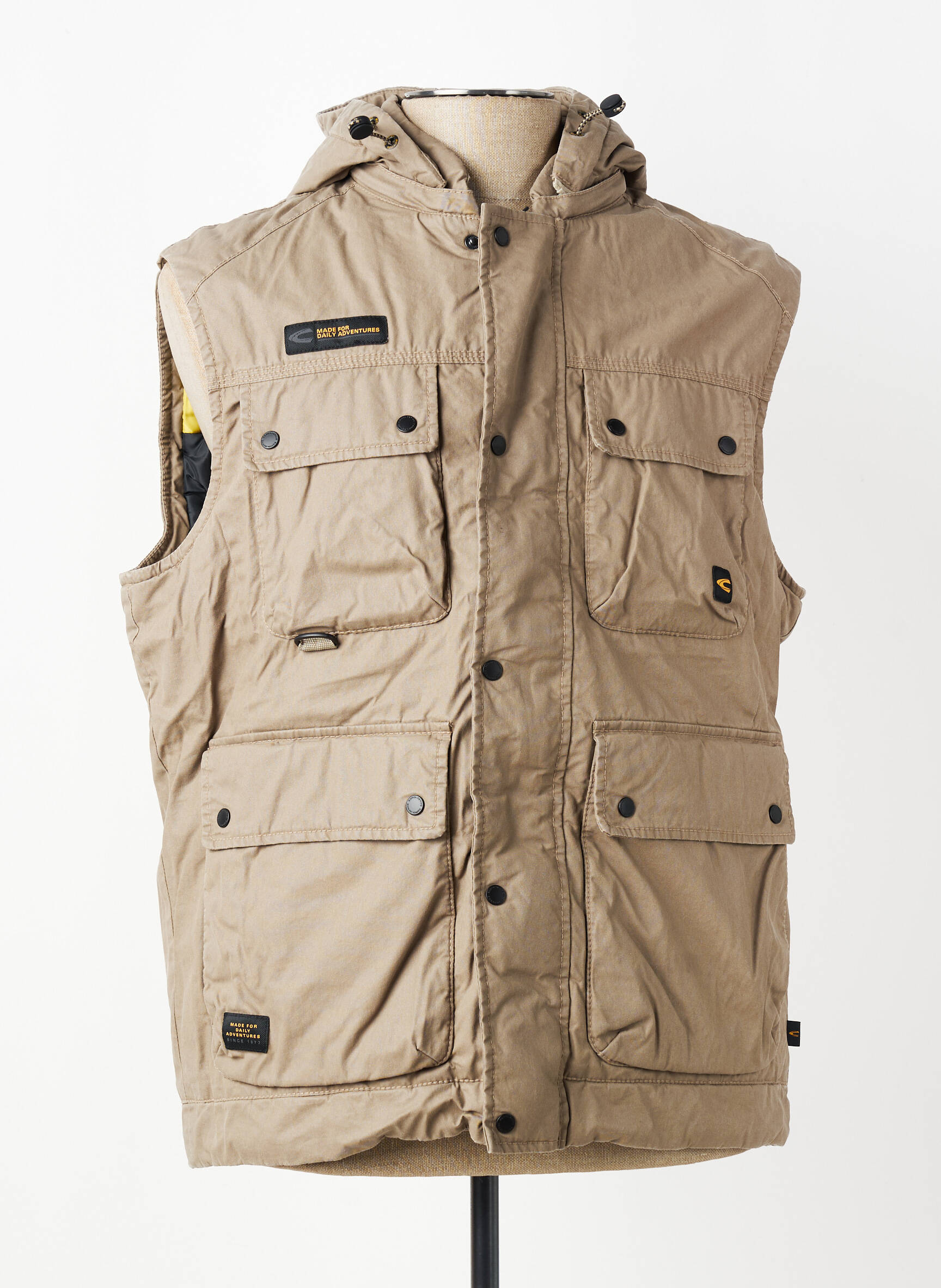 Parka finisaj interior dublat cu glugă bej CAMEL ACTIVE bărbat