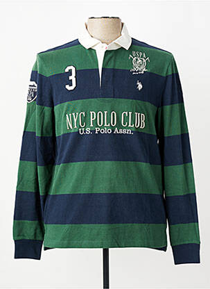 Polo mâneci lungi mâneci lungi verde U.S. POLO ASSN bărbat