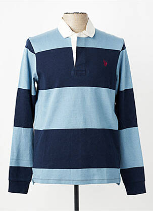 Polo mâneci lungi mâneci lungi albastru U.S. POLO ASSN bărbat