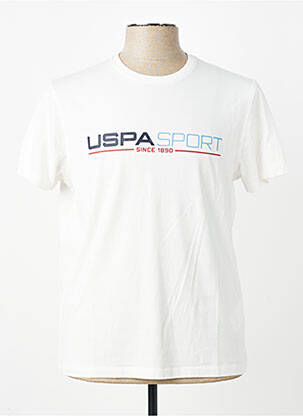 Tricou croială cambrată mâneci scurte bej U.S. POLO ASSN bărbat