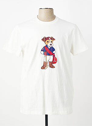 Tricou croială cambrată mâneci scurte alb U.S. POLO ASSN bărbat