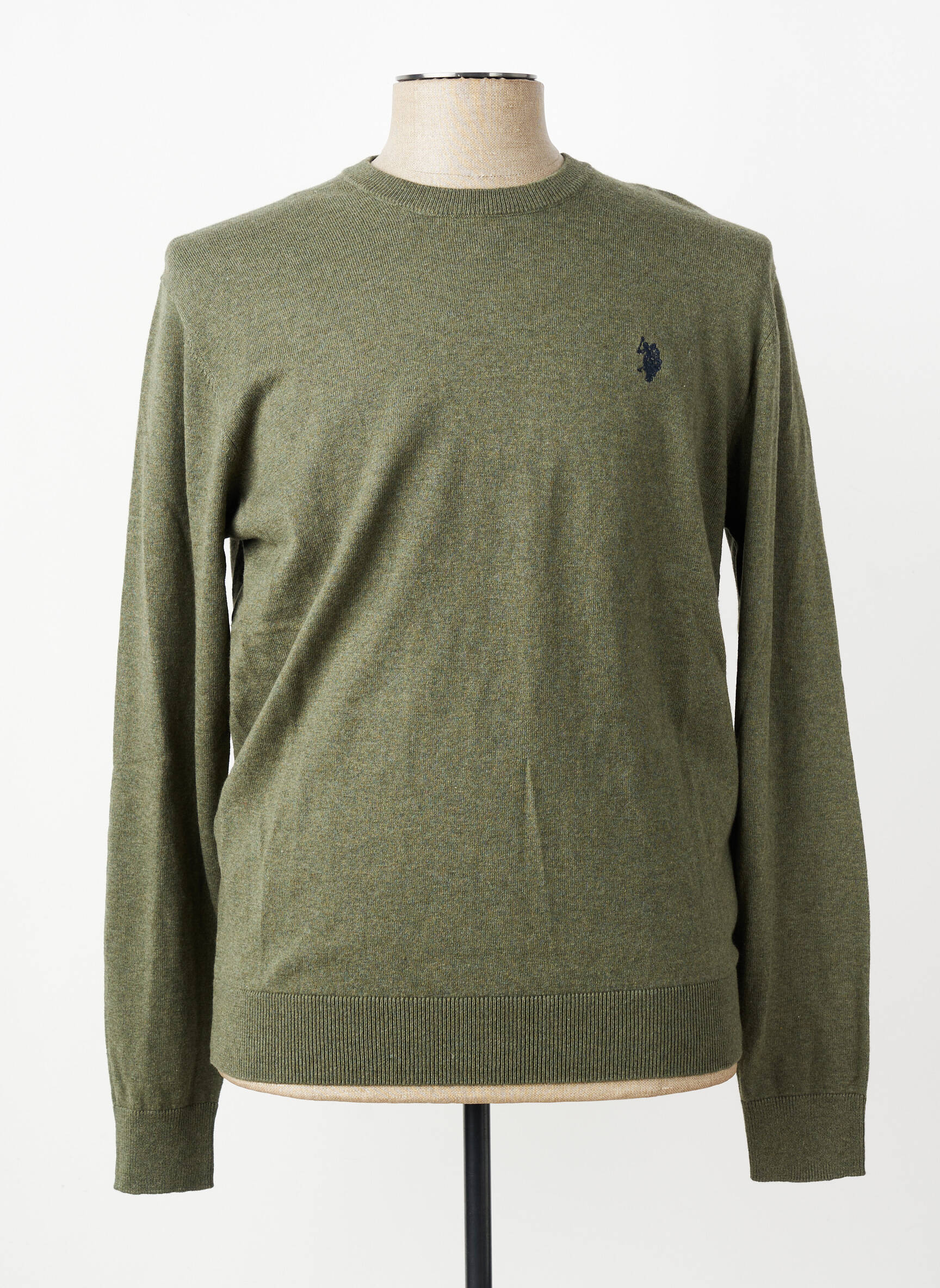 Pulover elasticitate mâneci lungi verde U.S. POLO ASSN bărbat