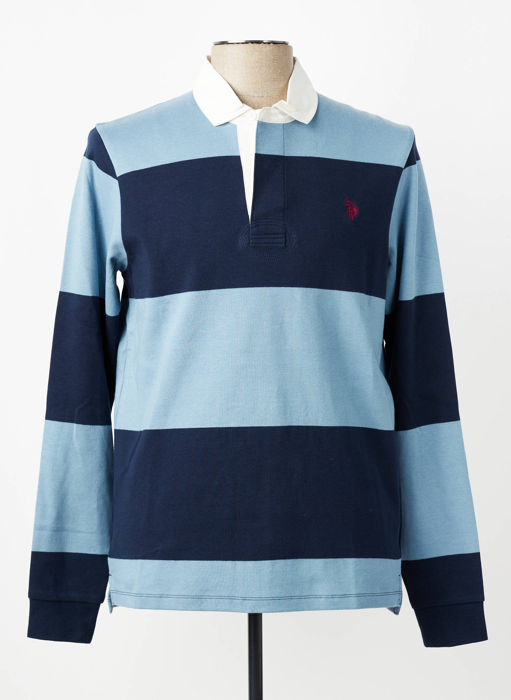 Polo mâneci lungi mâneci lungi albastru U.S. POLO ASSN bărbat