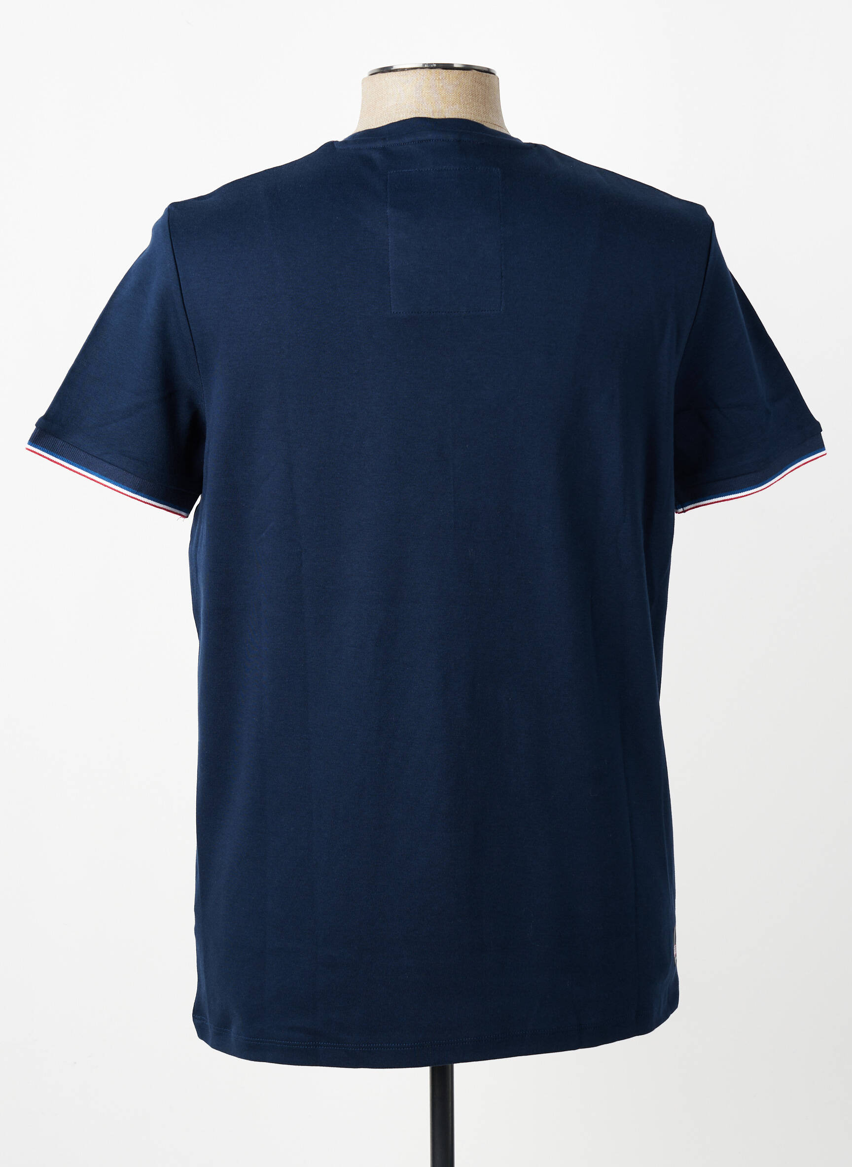 Tricou croială cambrată mâneci scurte albastru U.S. POLO ASSN bărbat