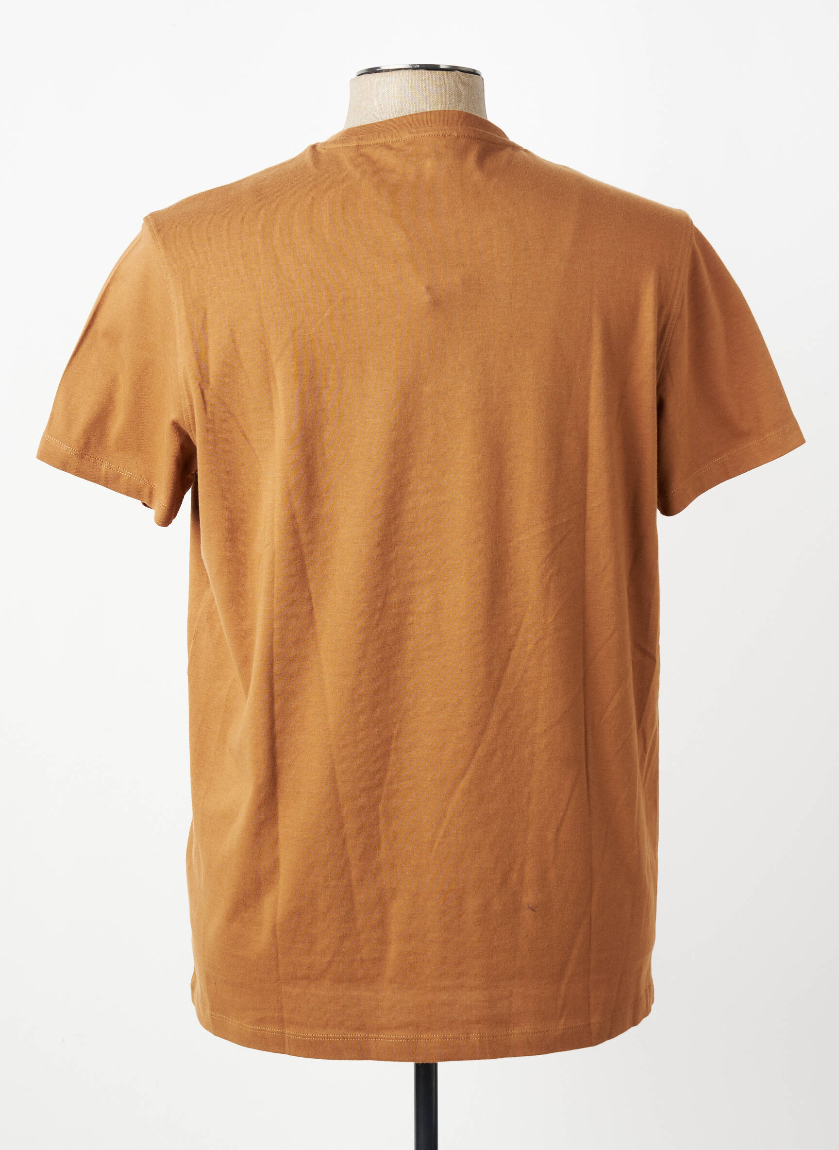 Tricou croială cambrată mâneci scurte maro U.S. POLO ASSN bărbat