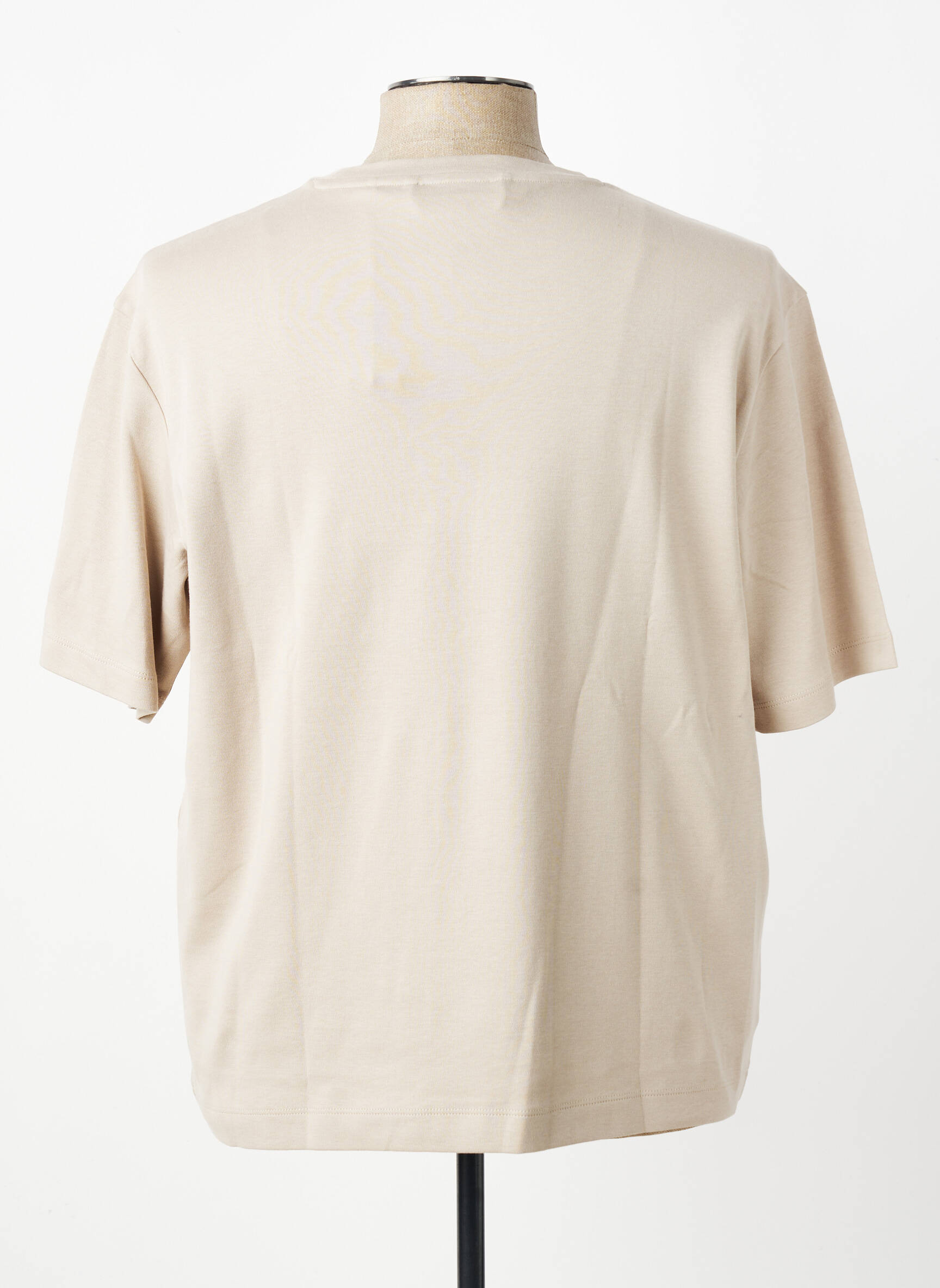 Tricou elasticitate mâneci scurte bej U.S. POLO ASSN bărbat