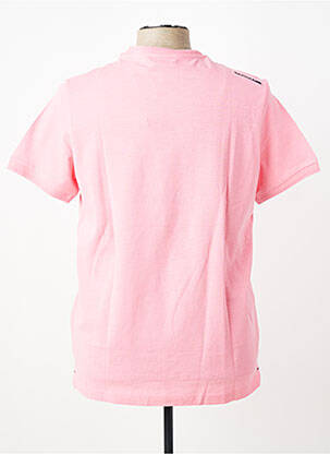 Tricou broderie mâneci scurte roz U.S. POLO ASSN bărbat