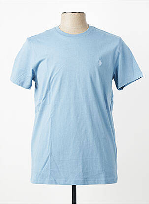 Tricou broderie mâneci scurte albastru U.S. POLO ASSN bărbat