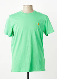 Tricou broderie mâneci scurte verde U.S. POLO ASSN bărbat