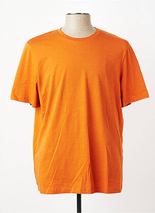 Tricou broderie mâneci scurte portocaliu deschis CAMEL ACTIVE bărbat
