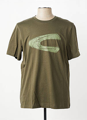 Tricou croială cambrată mâneci scurte verde CAMEL ACTIVE bărbat