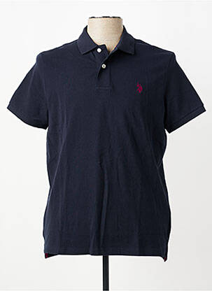 Polo elasticitate mâneci scurte albastru U.S. POLO ASSN bărbat