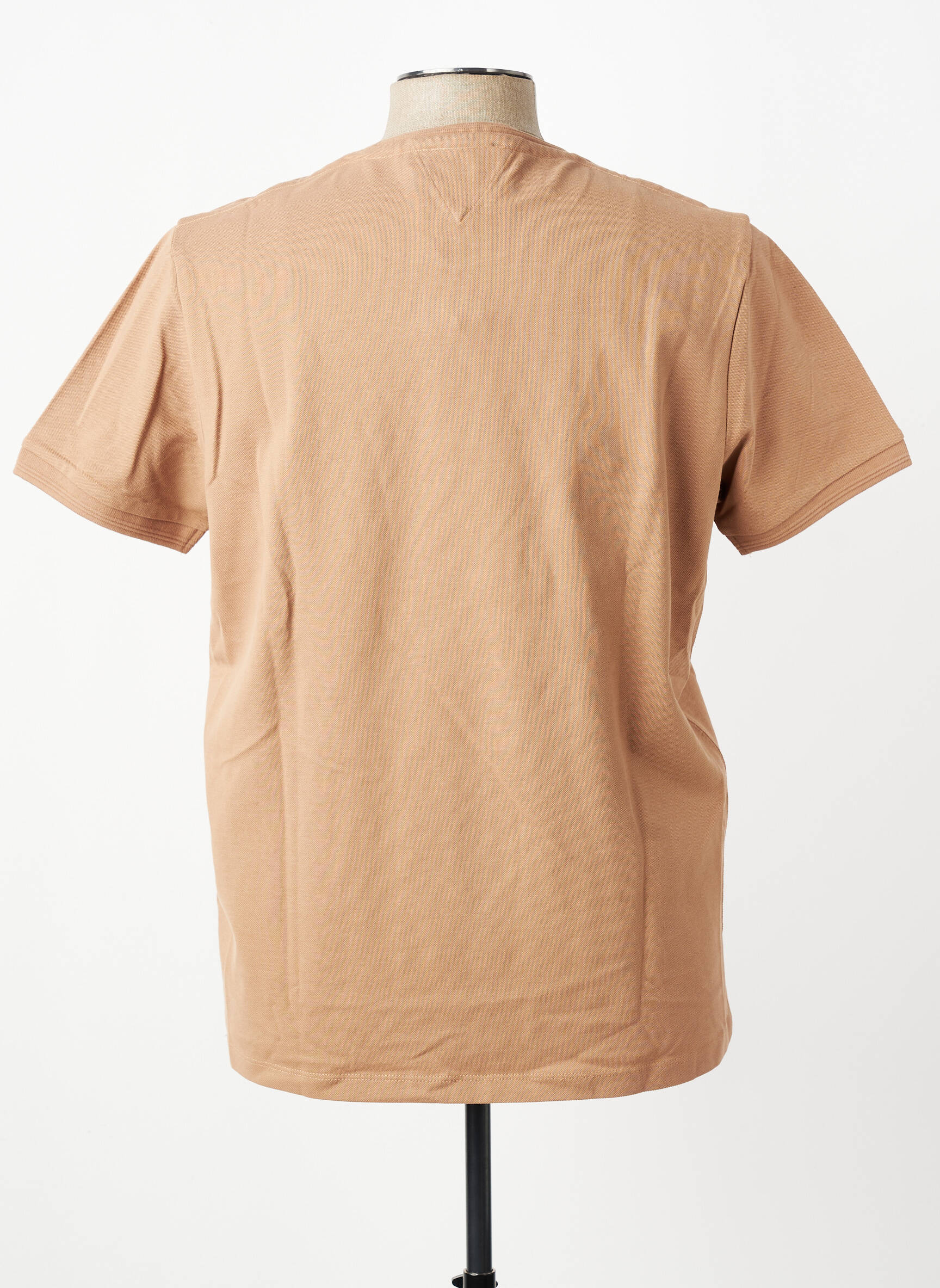 Tricou broderie mâneci scurte maro U.S. POLO ASSN bărbat