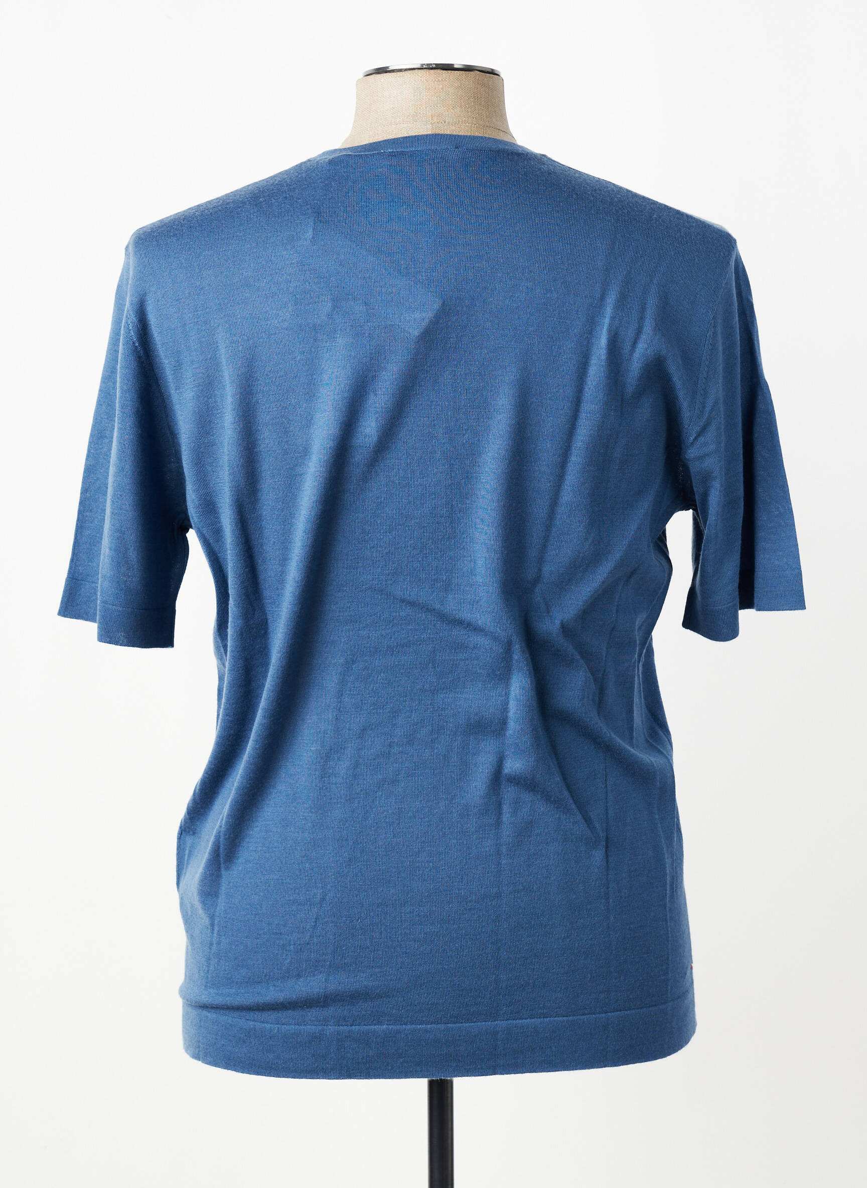 Tricou broderie mâneci scurte albastru U.S. POLO ASSN bărbat