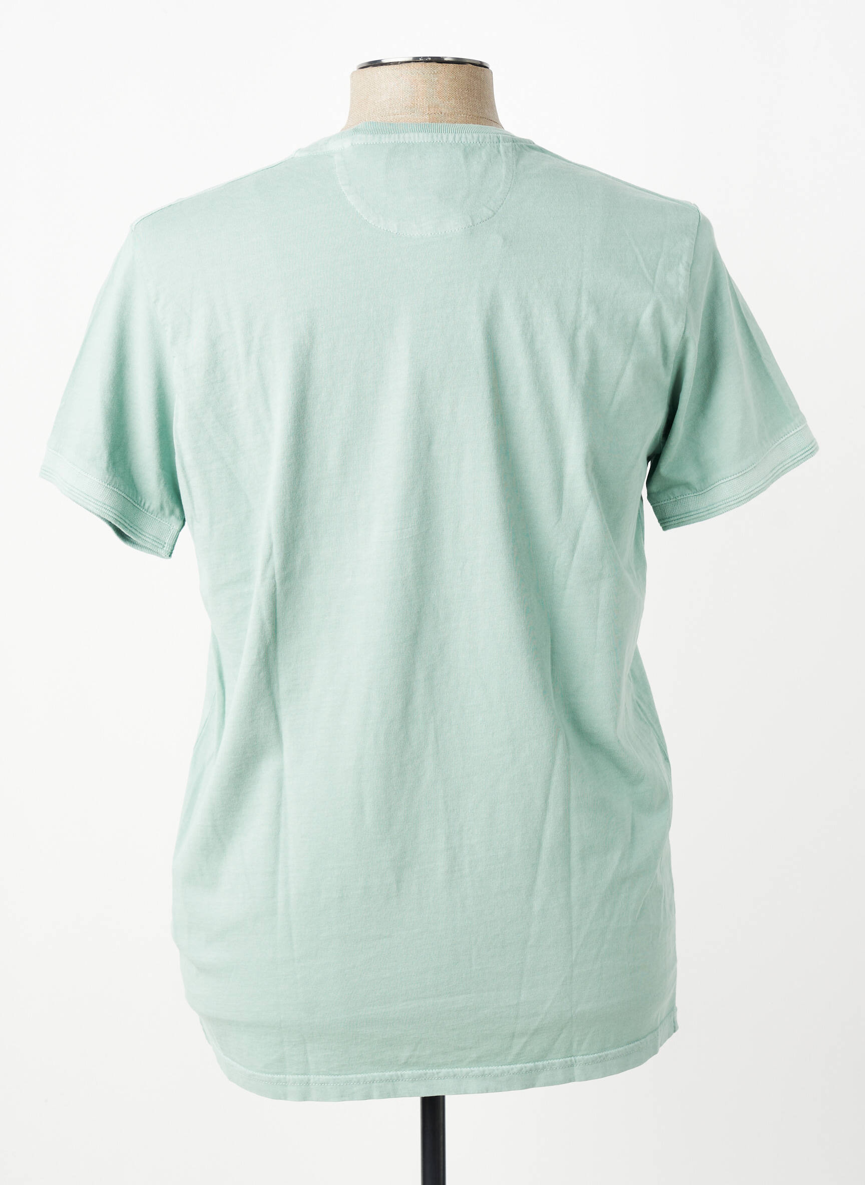 Tricou broderie mâneci scurte verde U.S. POLO ASSN bărbat
