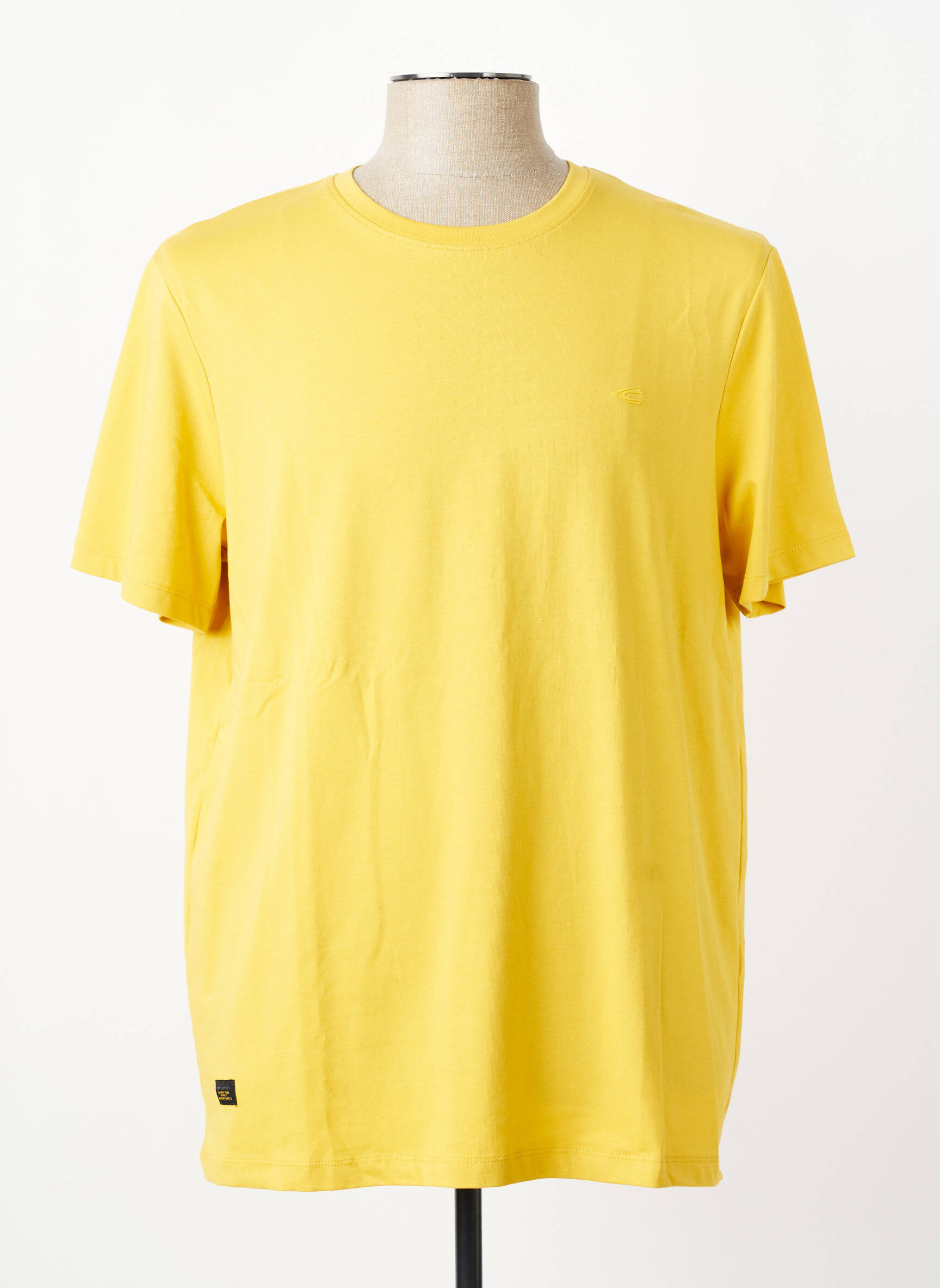 Tricou broderie mâneci scurte galben CAMEL ACTIVE bărbat