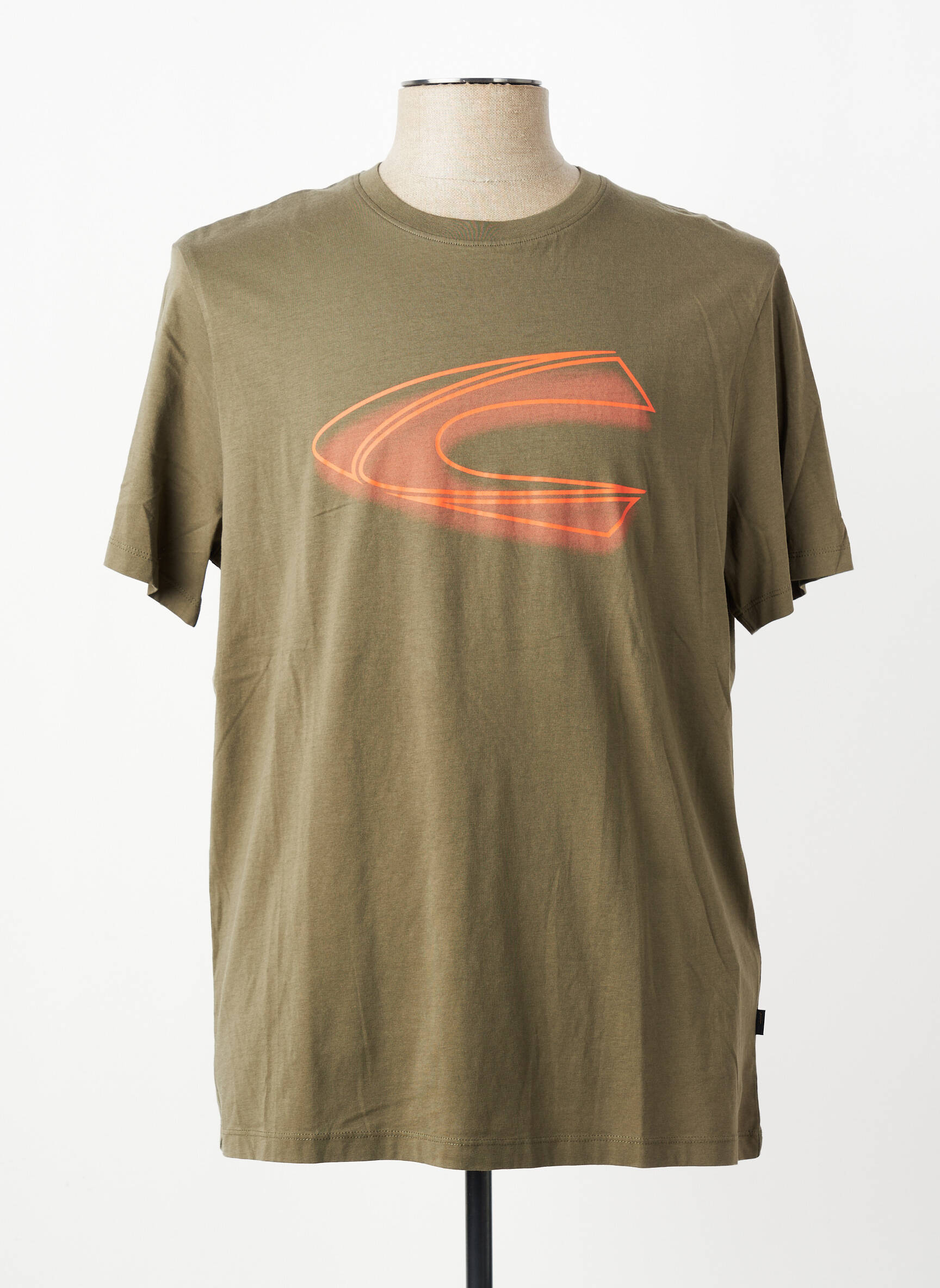 Tricou croială cambrată mâneci scurte verde CAMEL ACTIVE bărbat