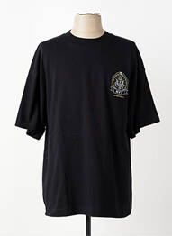 Tricou broderie mâneci scurte negru AVIREX bărbat