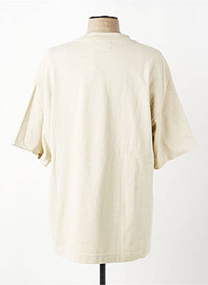 Tricou broderie mâneci scurte bej AVIREX bărbat