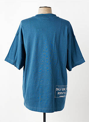 Tricou broderie mâneci scurte albastru AVIREX bărbat