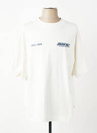 Tricou croială dreaptă mâneci scurte alb AVIREX bărbat