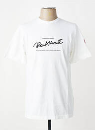 Tricou croială cambrată mâneci scurte alb TRAMAROSSA bărbat