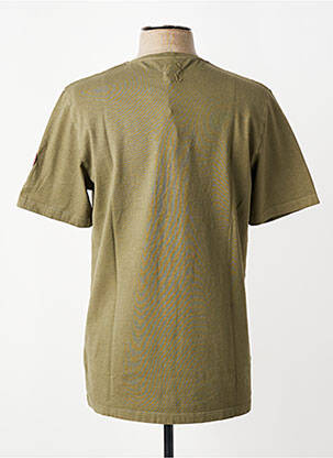 Tricou croială cambrată mâneci scurte verde TRAMAROSSA bărbat