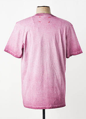 Tricou croială cambrată mâneci scurte violet BOB bărbat
