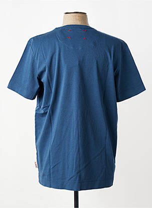 Tricou broderie albastru BOB bărbat