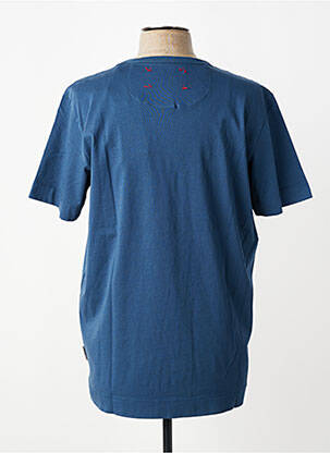 Tricou broderie mâneci scurte albastru BOB bărbat