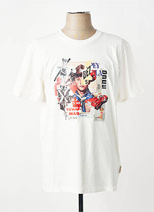 Tricou croială cambrată mâneci lungi bej BOB bărbat