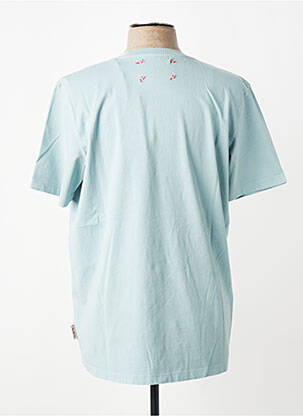 Tricou croială cambrată mâneci scurte verde BOB bărbat