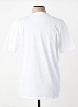 Tricou croială cambrată mâneci scurte alb BOB bărbat