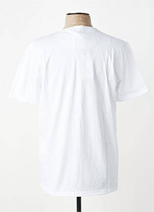 Tricou croială cambrată mâneci scurte alb BOB bărbat