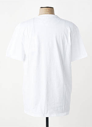 Tricou broderie mâneci scurte alb BOB bărbat