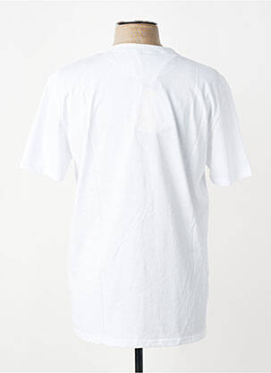 Tricou broderie mâneci scurte alb BOB bărbat