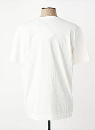 Tricou croială cambrată mâneci scurte bej BOB bărbat
