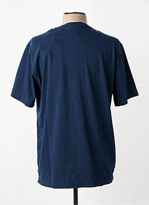 Tricou broderie mâneci scurte albastru BOB bărbat