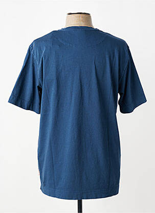 Tricou broderie mâneci scurte albastru BOB bărbat