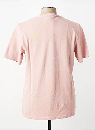 Tricou broderie mâneci scurte roz TRAMAROSSA bărbat