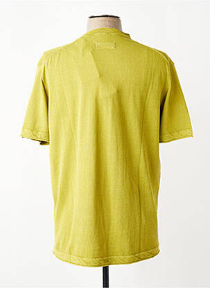 Tricou croială cambrată mâneci scurte verde BOB bărbat
