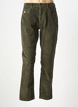 Pantalon slim țesătură catifea mărime normală verde U.S. POLO ASSN bărbat