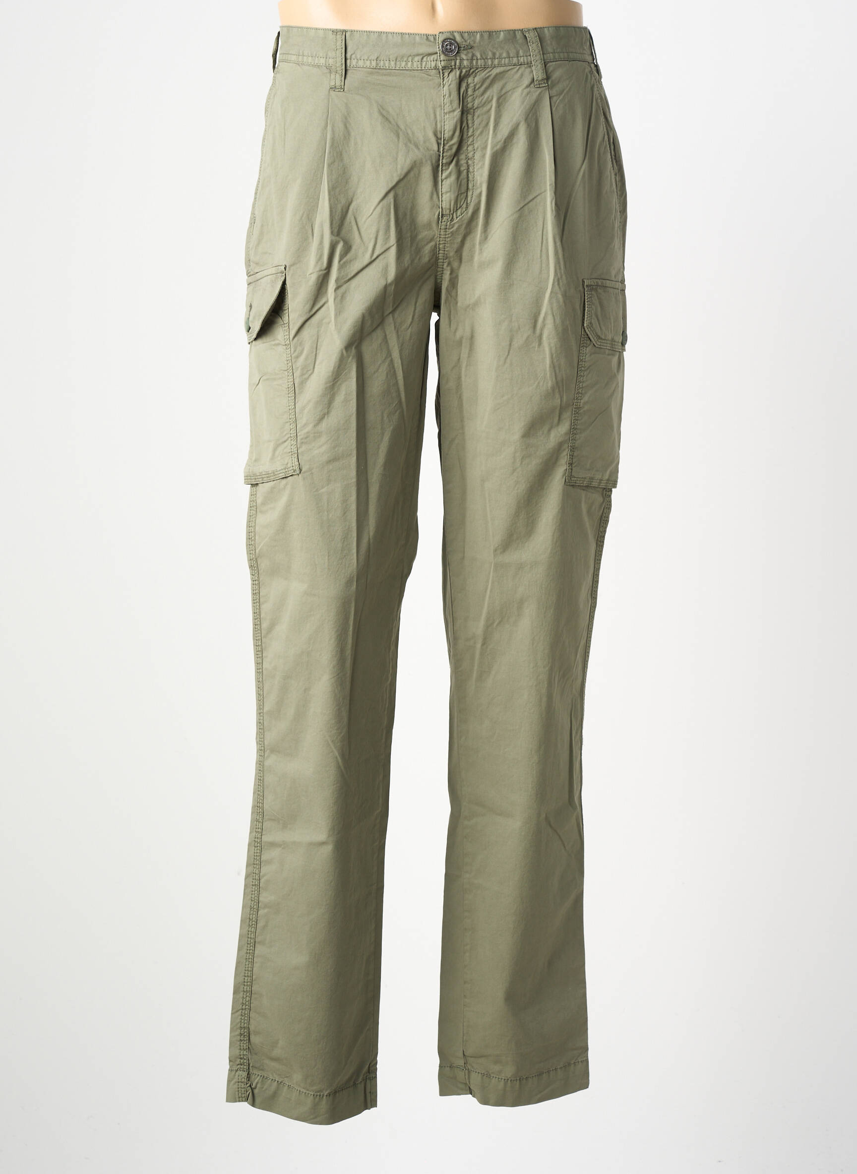 Pantalon cargo talie cu cleme mărime normală verde U.S. POLO ASSN bărbat