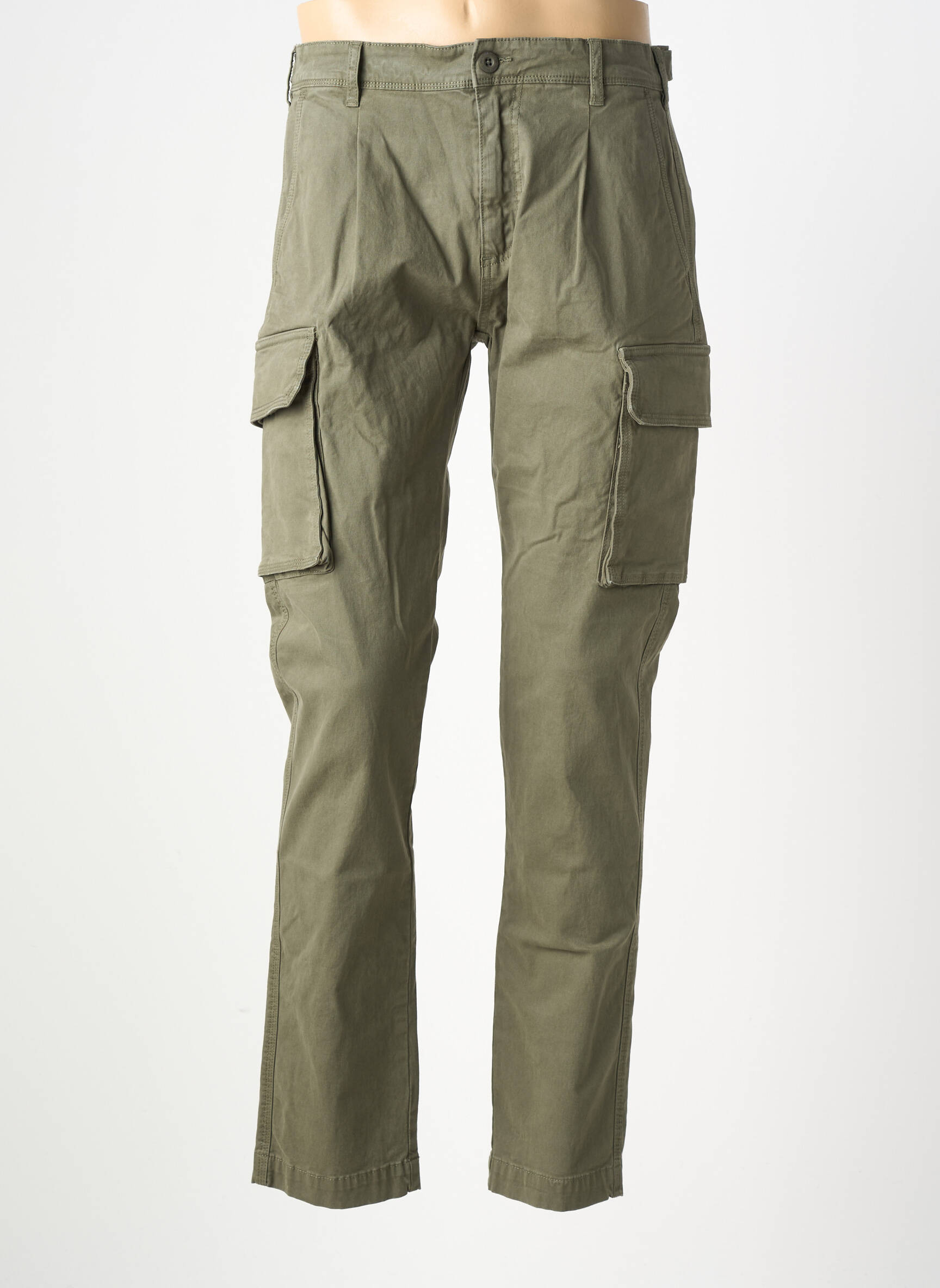 Pantalon cargo talie cu cleme mărime normală verde U.S. POLO ASSN bărbat